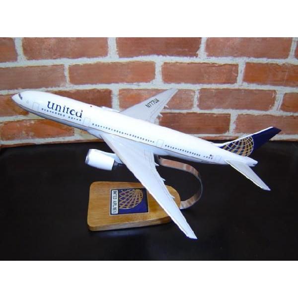 【新入荷しました！！】 1/144  UNITED AIRLINES  ユナイテッド航空 （UA） B777-200ER    新塗装 （ボーイング）旅客機  模型飛行機　ソリッドモデル 木製模型｜hobby-shop-ks｜02