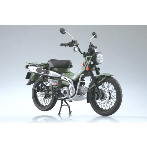 1/12 アオシマ 112243 ホンダ CT125 ハンターカブ パール オーガニックグリーン 完成品 | 