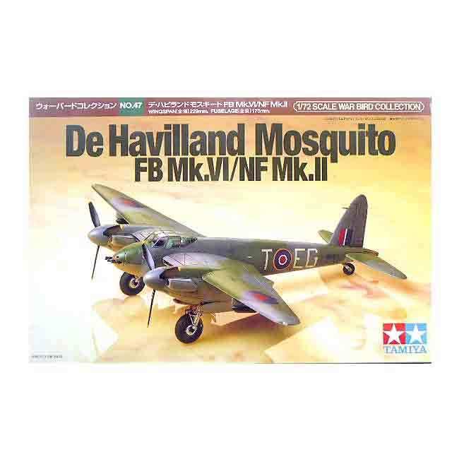 1/72 タミヤ 60747 デ・ハビランドモスキート FB Mk.VI/NF Mk.II | 