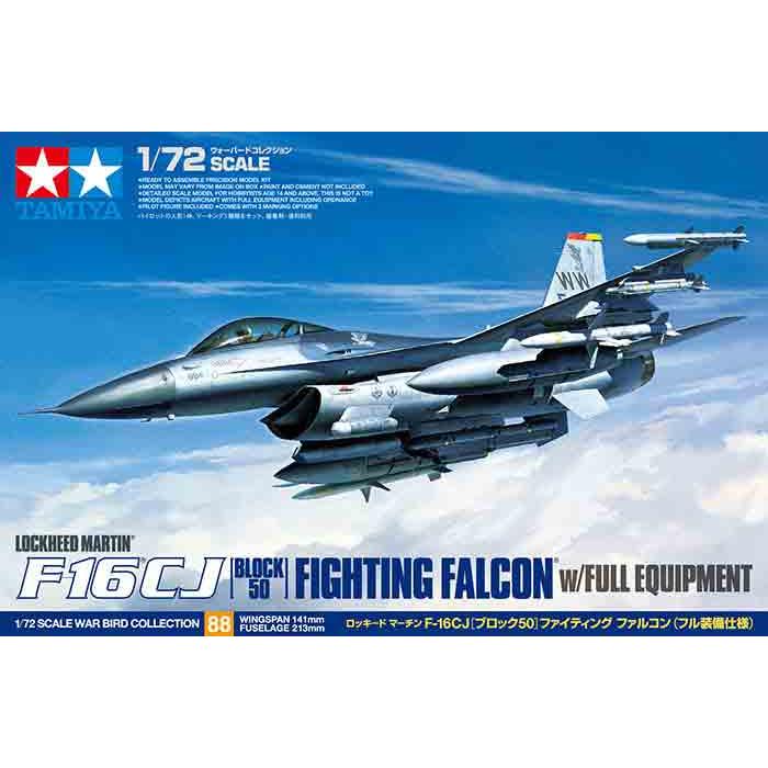 1/72 タミヤ 60788 ロッキード マーチン F-16CJ ァイティング ファルコン フル装備 | 