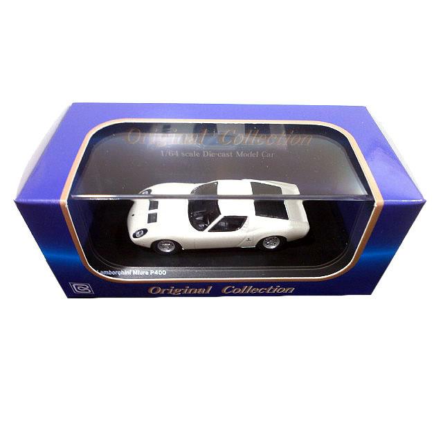 1/64 京商 ブンカ KS06930B3 ランボルギーニ ミウラ P400 白/銀 | 