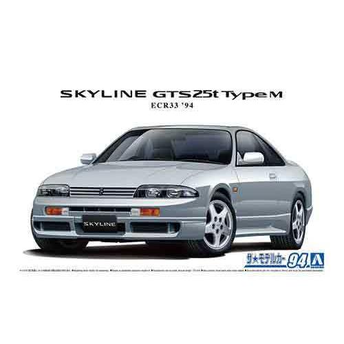 1/24 アオシマ MODEL94 日産 ECR33 スカイラインGTS25t タイプM '94 | 