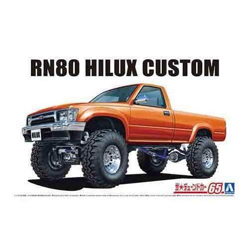 1/24 アオシマ TUNED65 トヨタ RN80 ハイラックス ロングベッド リフトアップ '95 | 