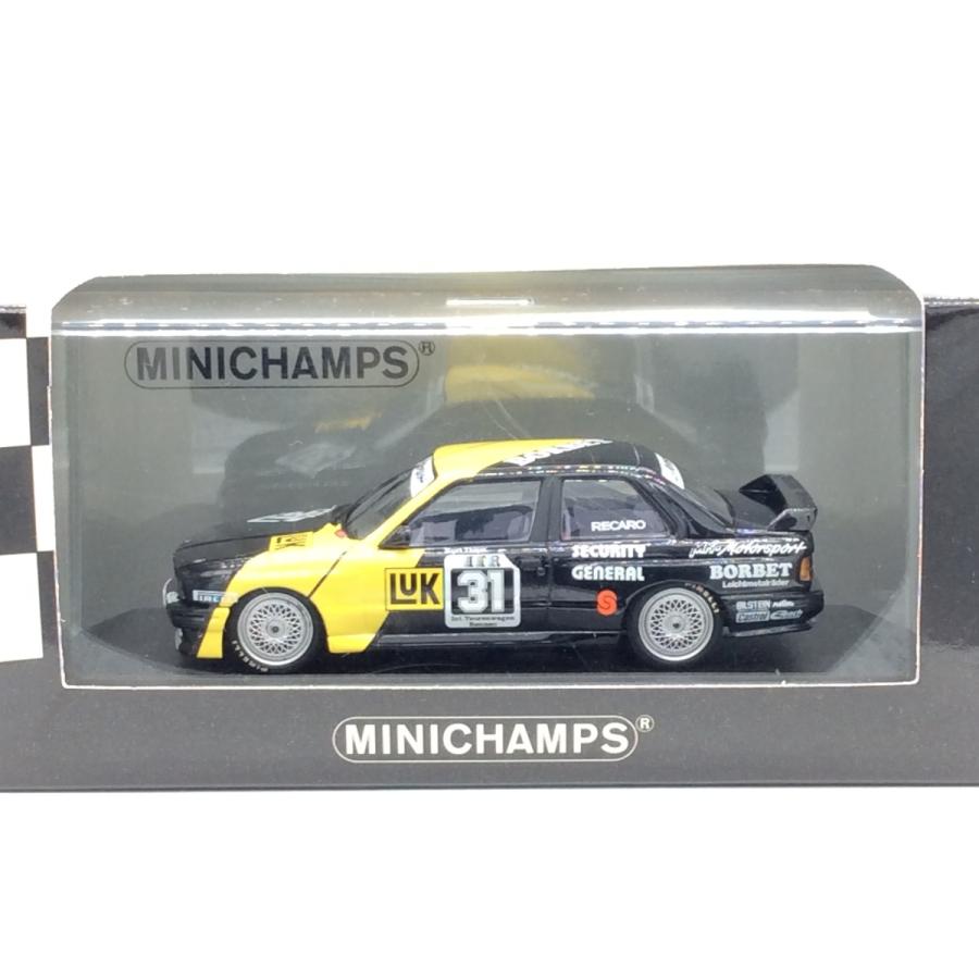 1/43 BMW M3 (E30)《No31MK-Motorsport DTM 1988年 ニュルブルクリンク Winner》2448台限定【ミニチャンプス】｜hobby1987