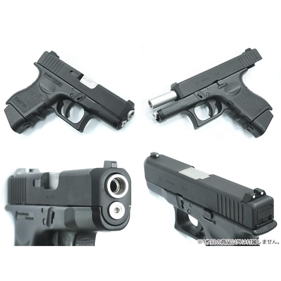 GLOCK-74(BK)　GUARDER スチールCNC スライド for マルイ G26 GLK-74(BK) ： BK GLOCK スチールCNC スライド for マルイ G26 GLK