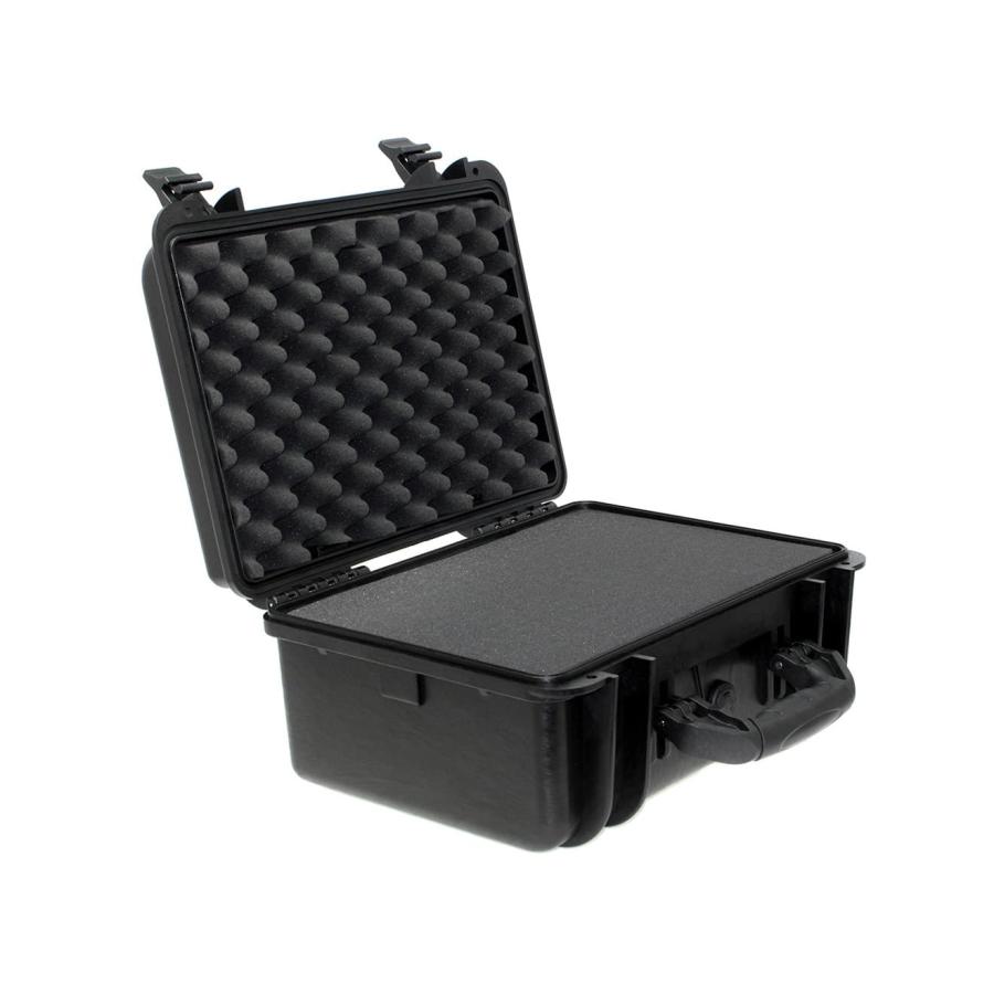 H8013B18L　MILITARY-BASE (ミリタリーベース) ウォータープルーフ ダブルスタック ハードガンケース 18L 38cm BK_3