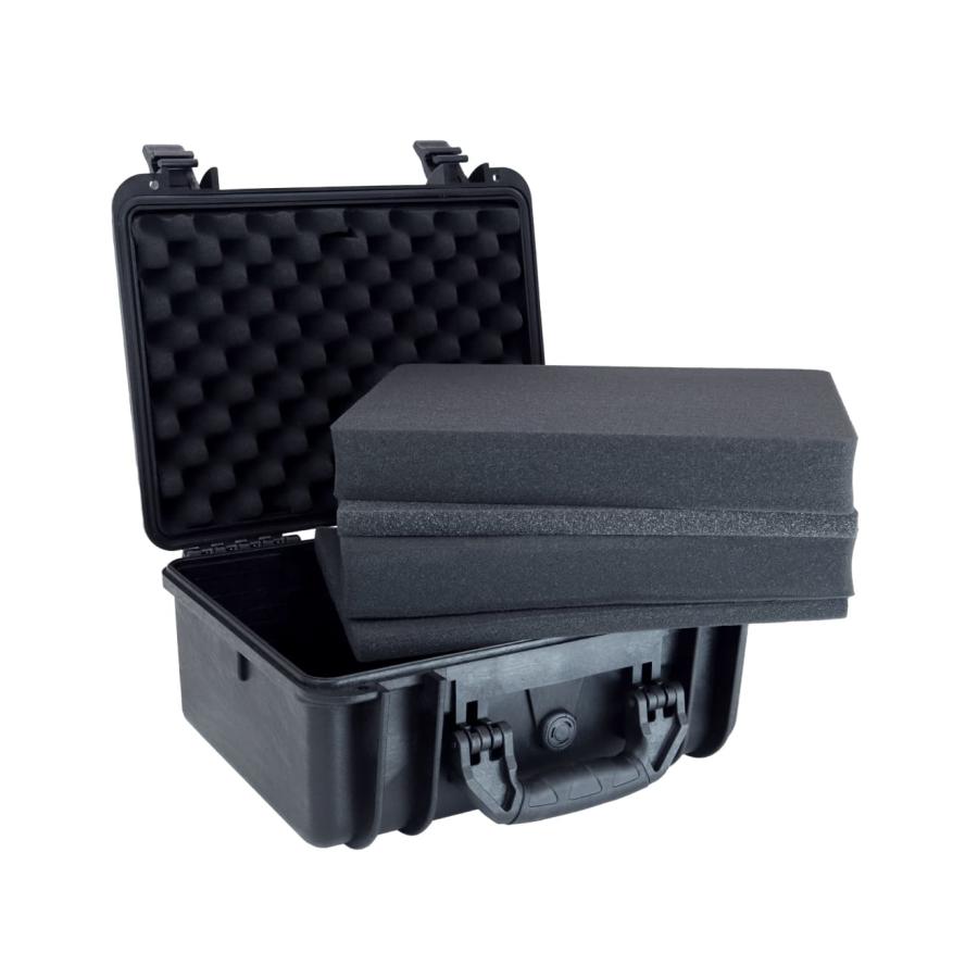 H8013B18L　MILITARY-BASE (ミリタリーベース) ウォータープルーフ ダブルスタック ハードガンケース 18L 38cm BK_4