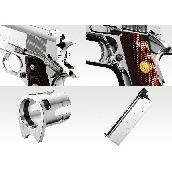 COLT Series 70 ガスブローバック ハンドガン ニッケルフィニッシュ Amazon | 東京マルイ ガスブローバックハンドガン コルト シリーズ'70