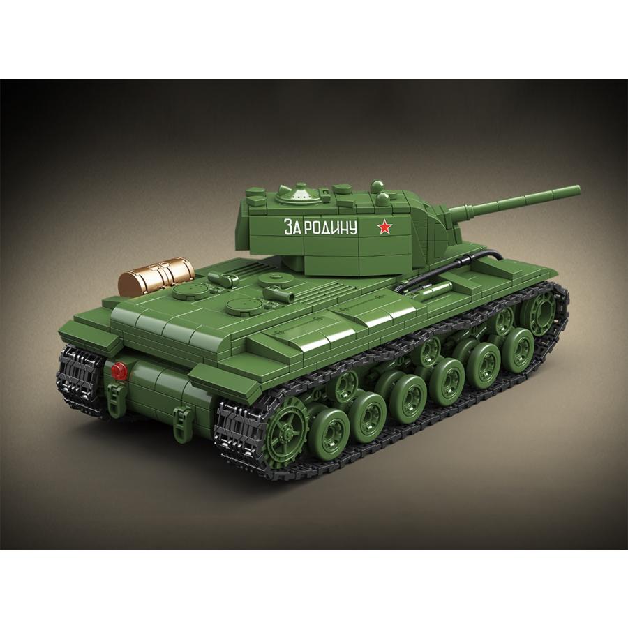 M0136P AFM ソ連軍 KV-1 1941型 重戦車 1192Blocks : ホビホビ - 通販