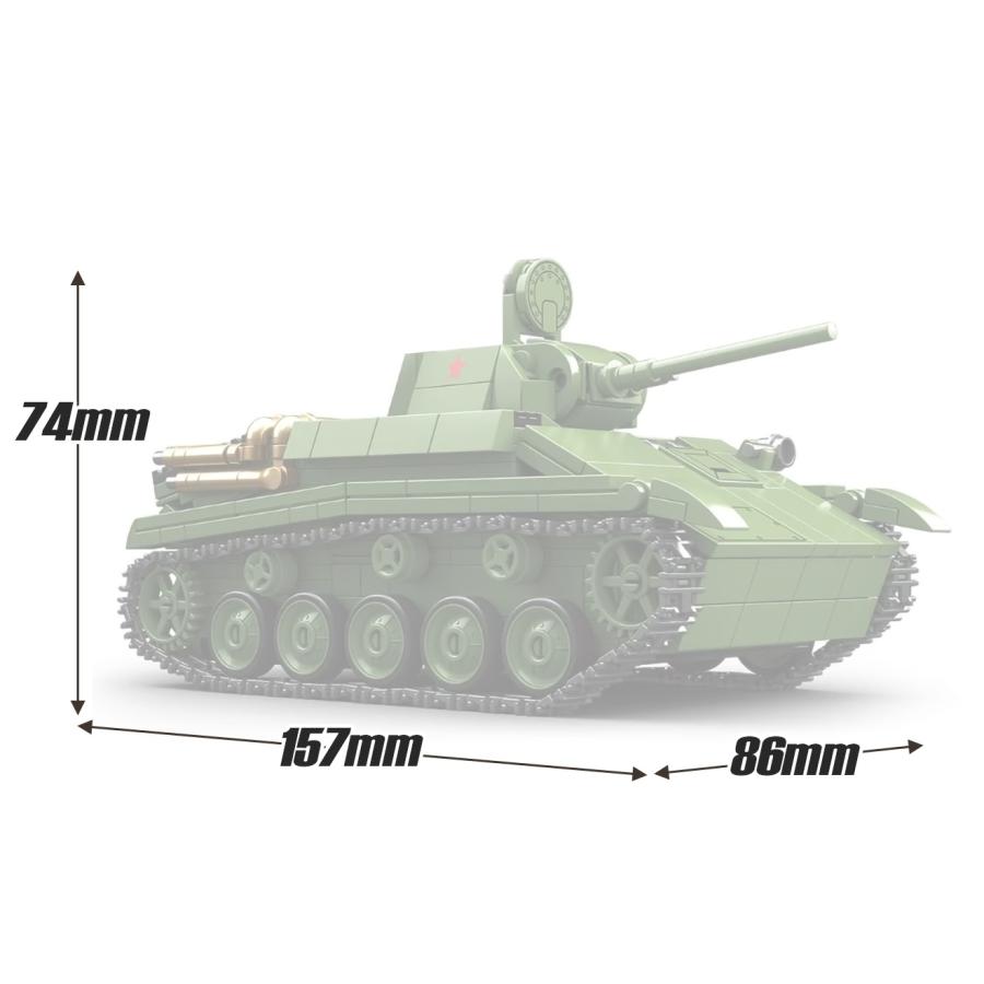 M0140P AFM ソ連軍 T-70 軽戦車 689Blocks : ホビホビ - 通販 - Yahoo