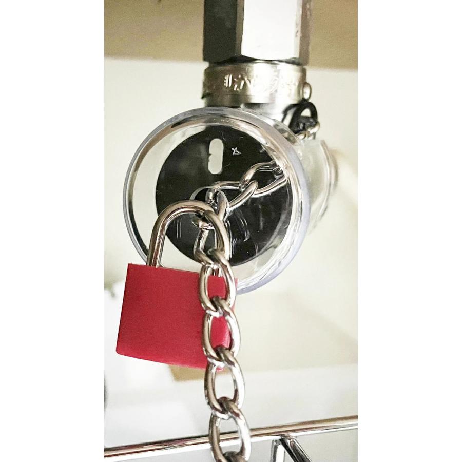 ガスの元栓（もとせん）用鍵ロックガス栓（せん）さわれま栓（せん