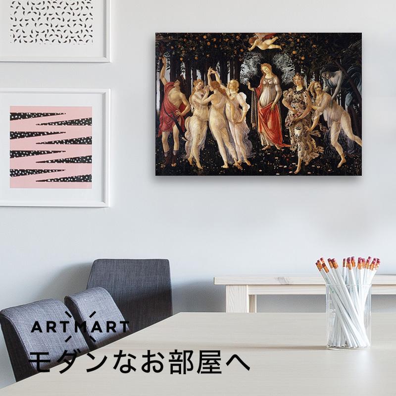 アートパネル アートボード ボッティチェリ プリマヴェーラ 60x45 A2 壁掛け インテリア 絵画 01｜hobbyman｜03