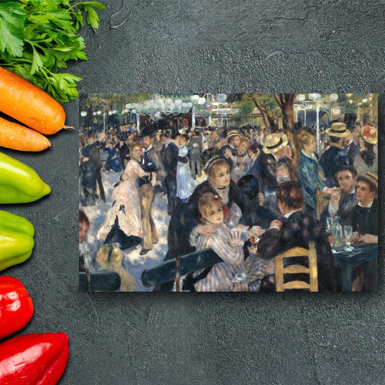 アートパネル アートボード ルノワール ムーラン・ド・ラ・ギャレットの舞踏会 60x45 A2 壁掛け インテリア 絵画 01