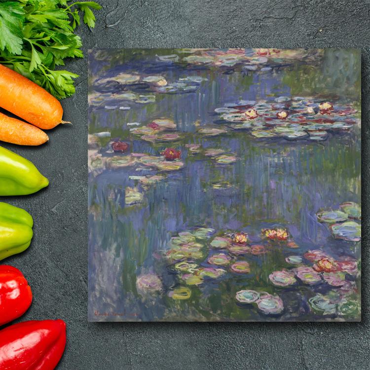 アートパネル アートボード モネ 睡蓮 53×53 壁掛け インテリア 絵画
