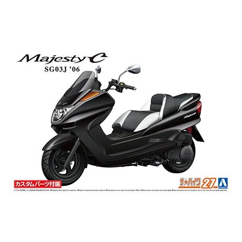 アオシマ ザ☆バイク No. 27 1/12 ヤマハ SG03J マジェスティ C `06 