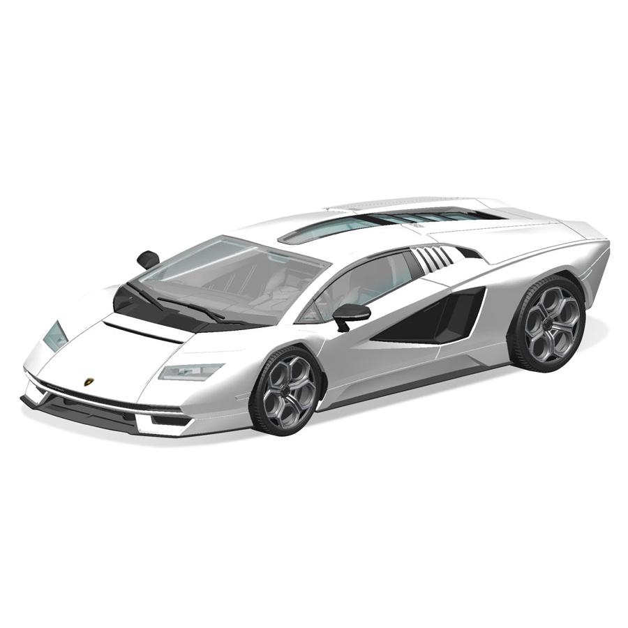 アオシマ1/32完成品 アオシマ 1/32 ザ☆スナップキット 19-A ランボルギーニ カウンタック