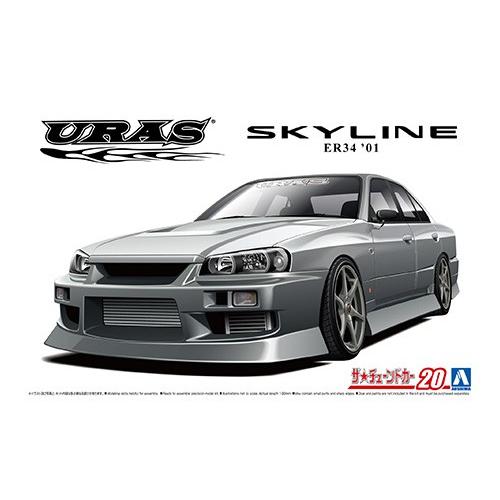 アオシマ ザ☆チューンドカー No.20 1/24 URAS ER34 アオシマ ザ☆チューンドカー No.20 1/24 URAS ER34