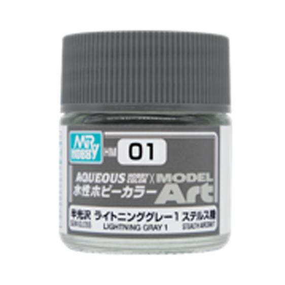 GSIクレオス Mr.カラー HM01 ライトニンググレー1 10ml 模型用塗料