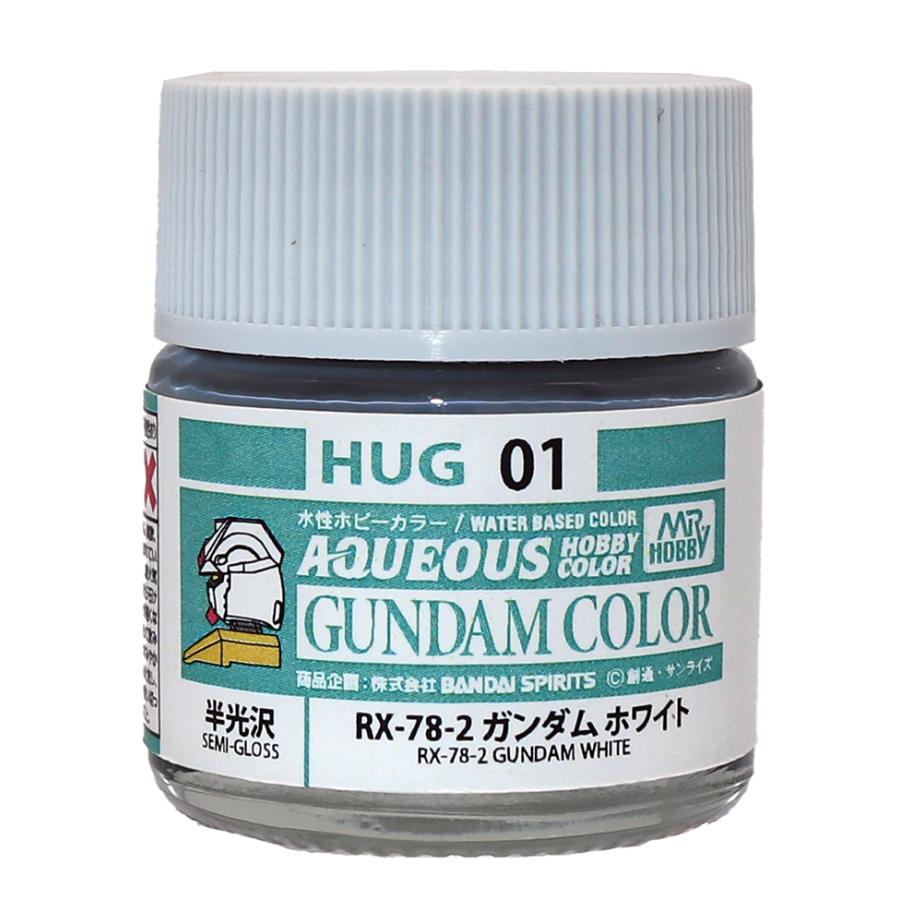 GSIクレオス HUG01 水性ガンダムカラー RX-78-2 ガンダムホワイト 10ml
