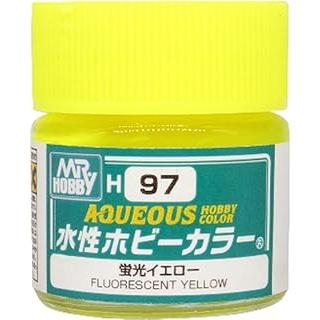 GSIクレオス 新水性ホビーカラー 蛍光イエロー 10ml 模型用塗料 H97