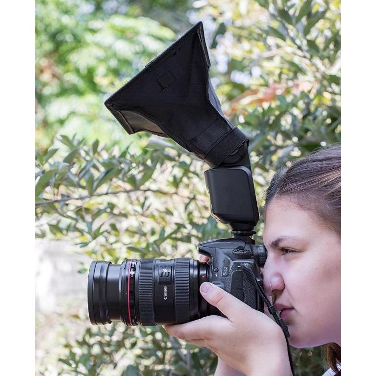 柔らかい光！？各社対応！携帯用ソフトボックス&amp;ストロボ　外出先でも使える　美品！ 柔らかい光！？各社対応！携帯用ソフトボックス&ストロボ 外出先