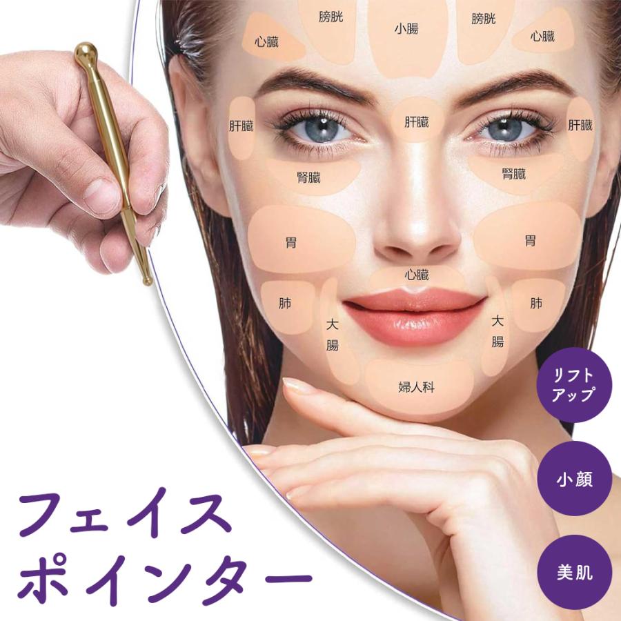 フェイスポインター 顔 ポインター ステンレス アイマッサージ