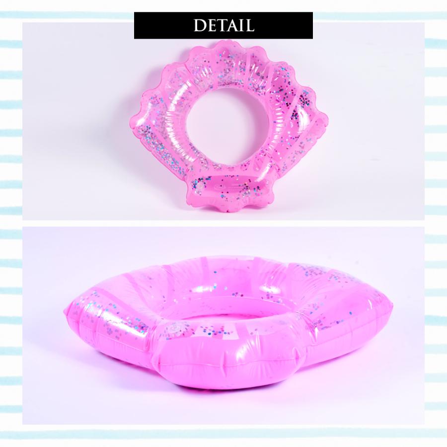 浮き輪 貝殻 浮き具 子供用 大人用 親子で スイミング フロート ビーチ用 プール 水泳 水遊び シェル レジャー 海 持ち手付き 夏 爆買 |  | 15