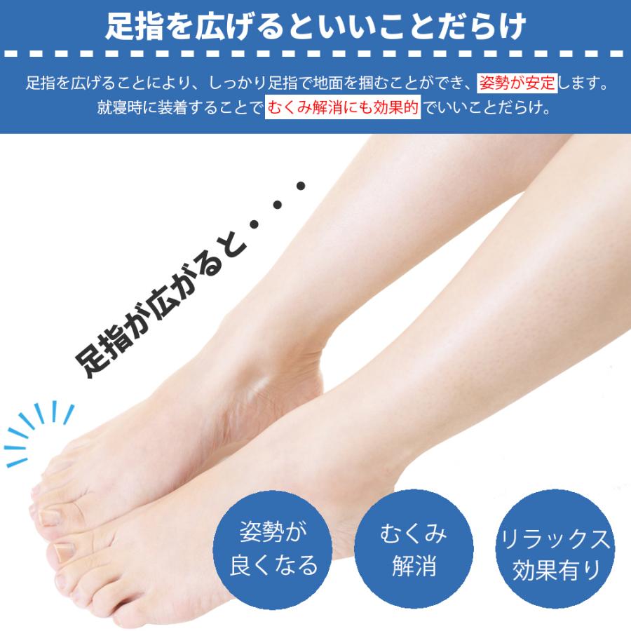 足指 広げる グッズ 足指シリコンサポーター 2足セット 4個入り
