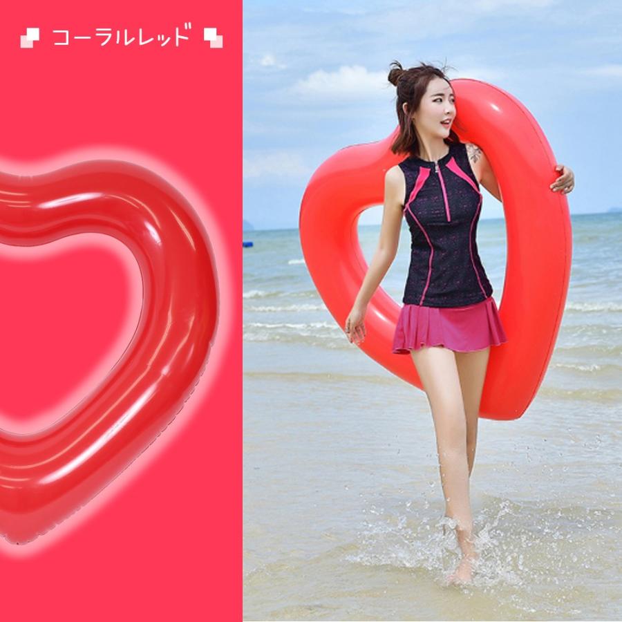 ポイント10倍】 ハート型 浮き輪 赤 ecousarecycling.com