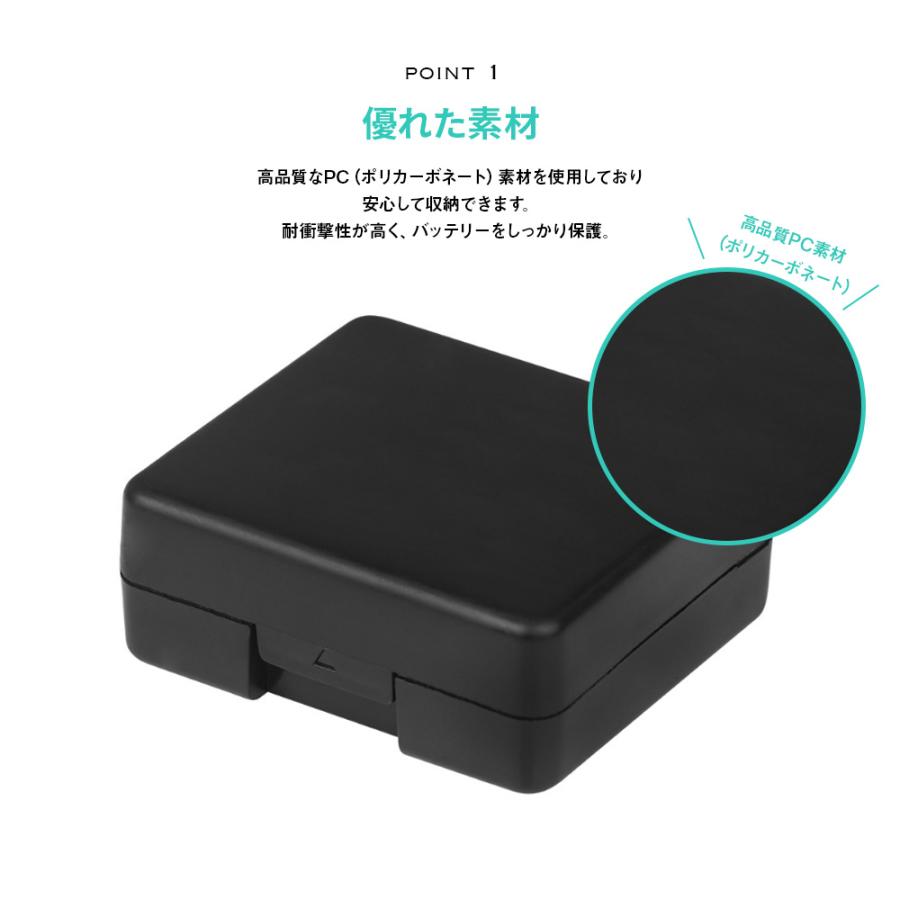 Gopro ケース 9/10/11/12 Hero バッテリーケース 2個セット ゴープロ