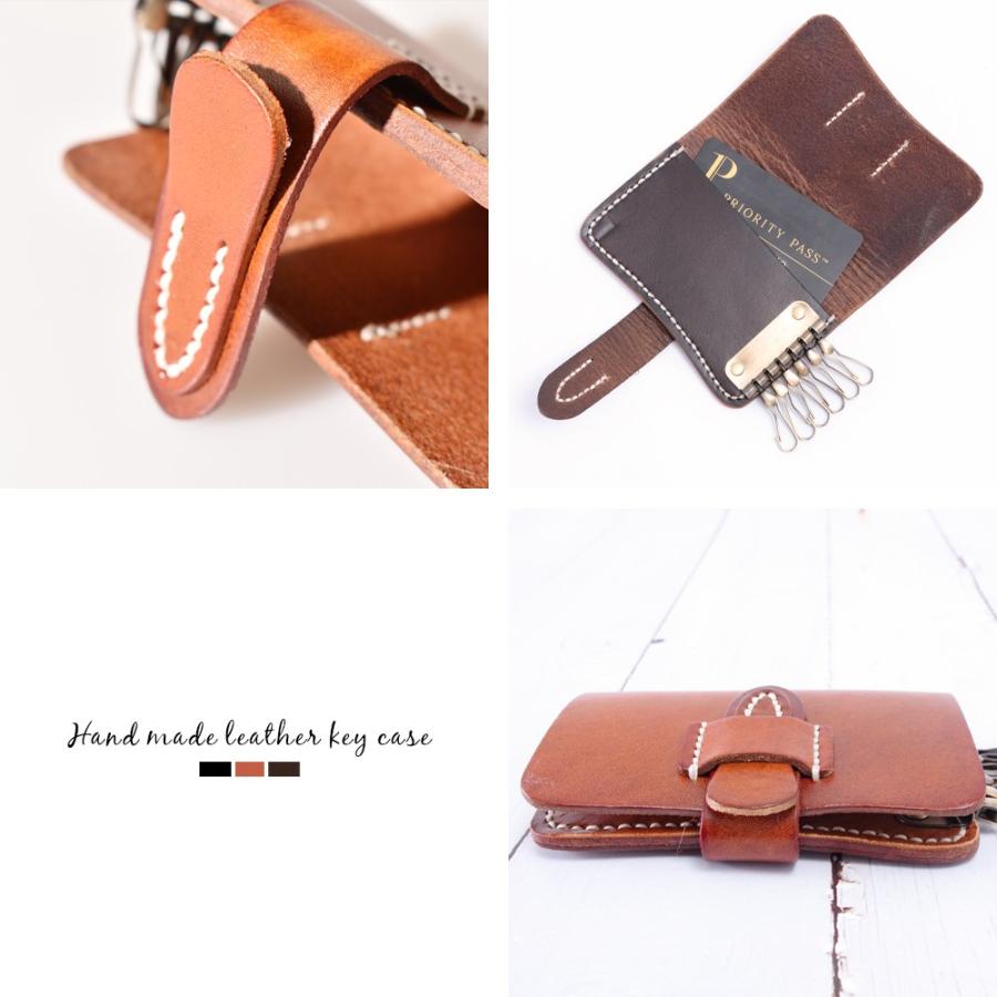 キーケース 革 本革 おしゃれ 大容量 シンプル 6連 メンズ レディース 男性 女性 ユニセックス レザー 牛革 爆買 |  | 16