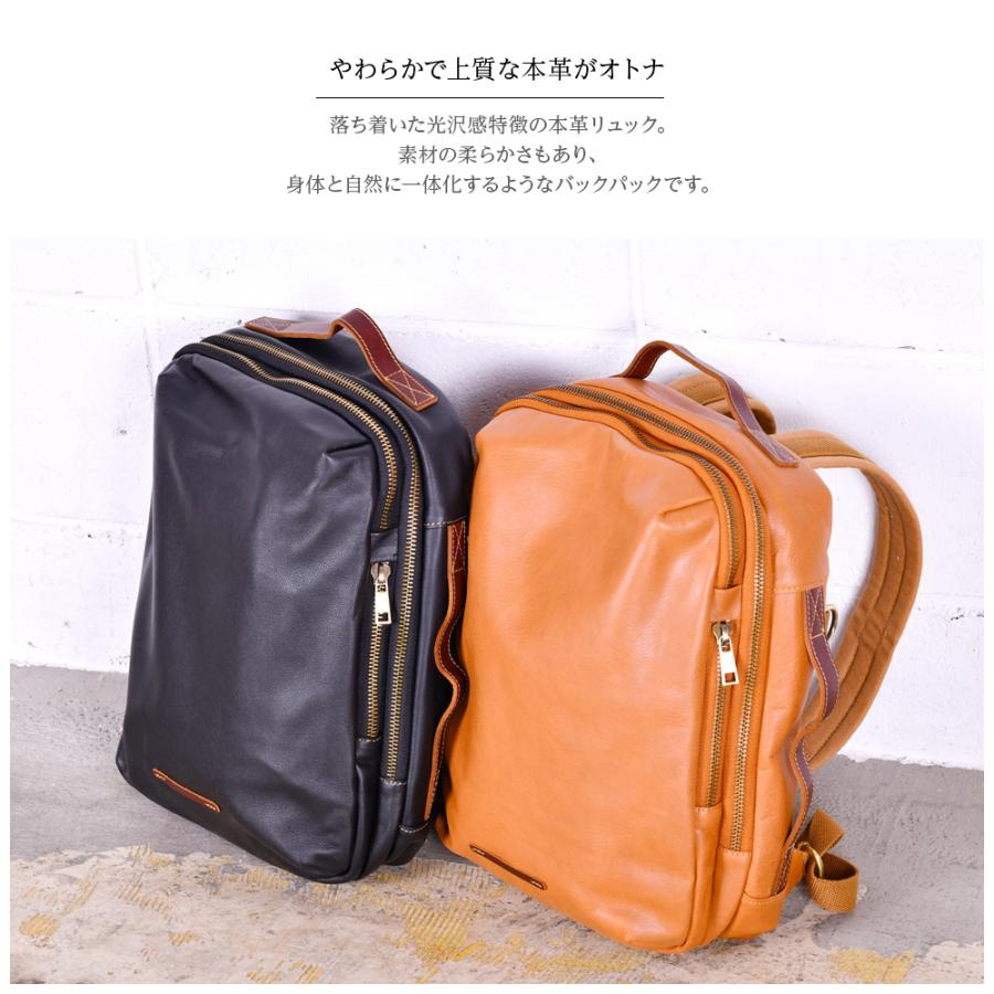 ZELDNER リュック レザー レディース メンズ 革 本革 牛革 ZELDNER リュック レザー レディース メンズ 革 本革 牛革