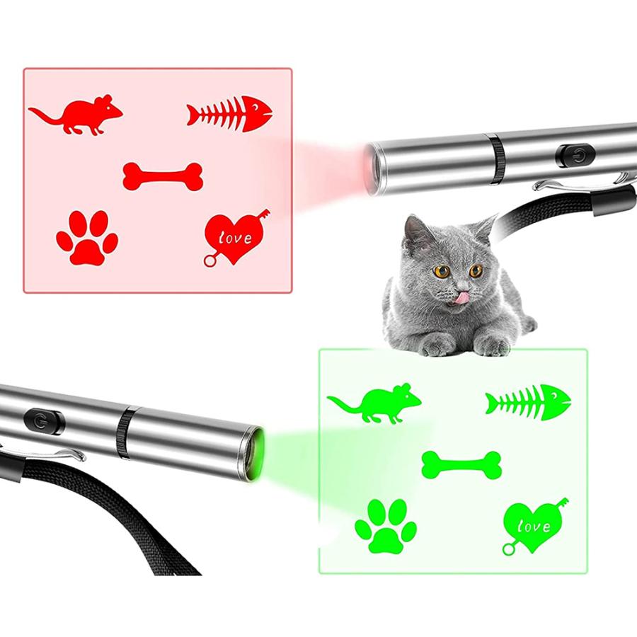 猫 おもちゃ LED ポインター 猫じゃらし USB充電 ライト ねこじゃらし 猫用おもちゃ 猫 ねこ ネコ ストレス解消 運動不足 光るおもちゃ |  | 07