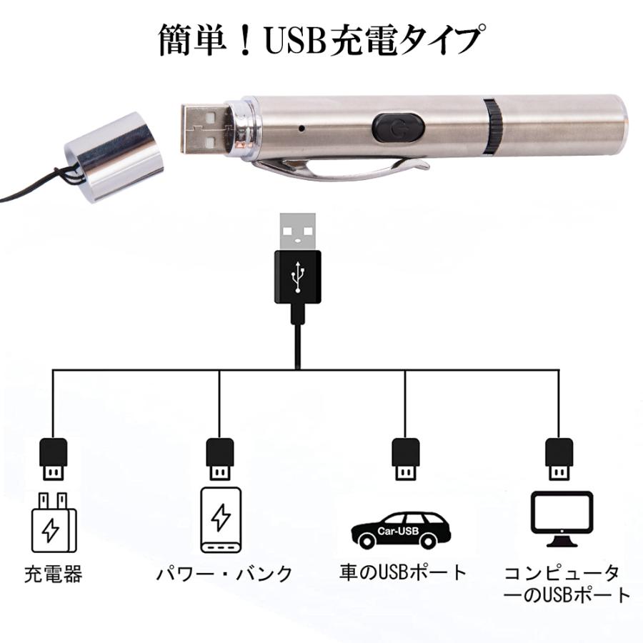 猫 おもちゃ LED ポインター 猫じゃらし USB充電 ライト ねこじゃらし 猫用おもちゃ 猫 ねこ ネコ ストレス解消 運動不足 光るおもちゃ |  | 09