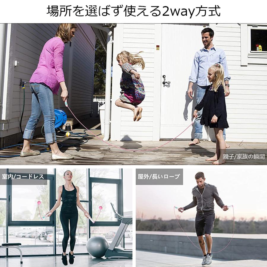 ❇️縄なし縄跳び ダイエット エア縄跳び なわとび トレーニング 室内 コンパクト Amazon | 縄跳び エアー ダイエット 大人 トレーニング 室内