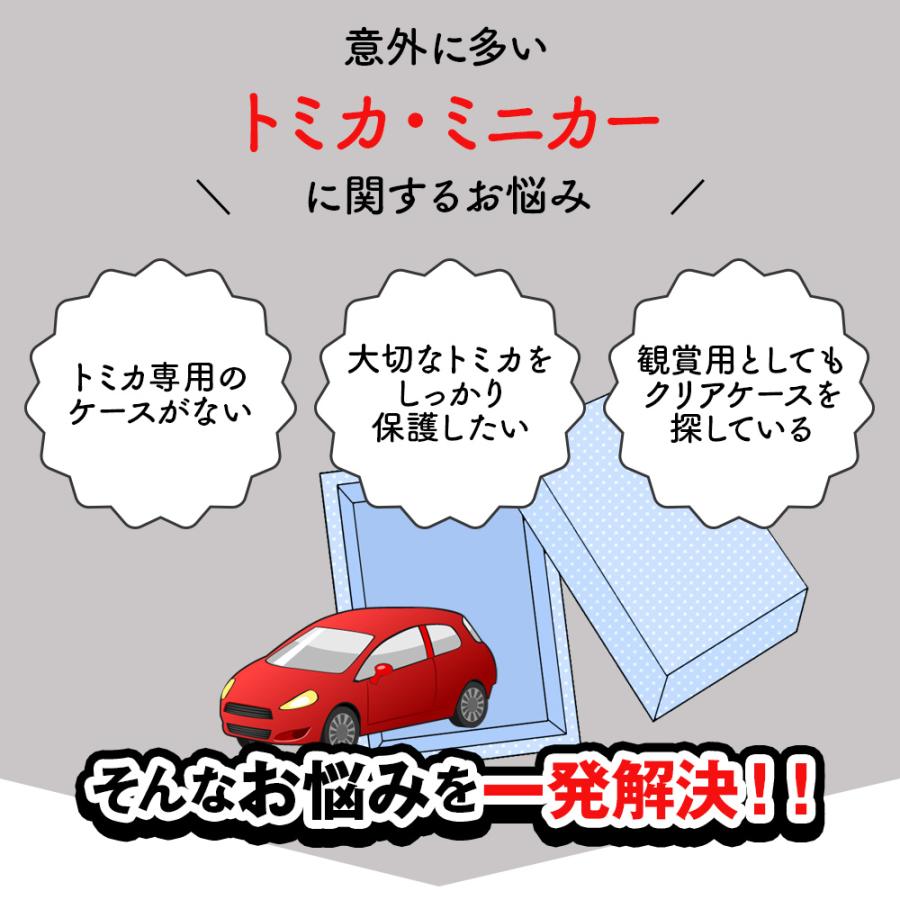トミカ ケース 20枚セット ミニカー クリアケース オリジナルケース