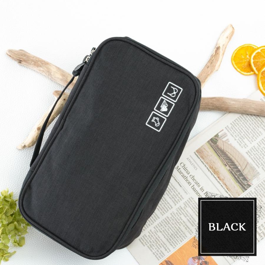 トラベルポーチ 下着 収納ポーチ ランジェリー ポーチ ケース 便利