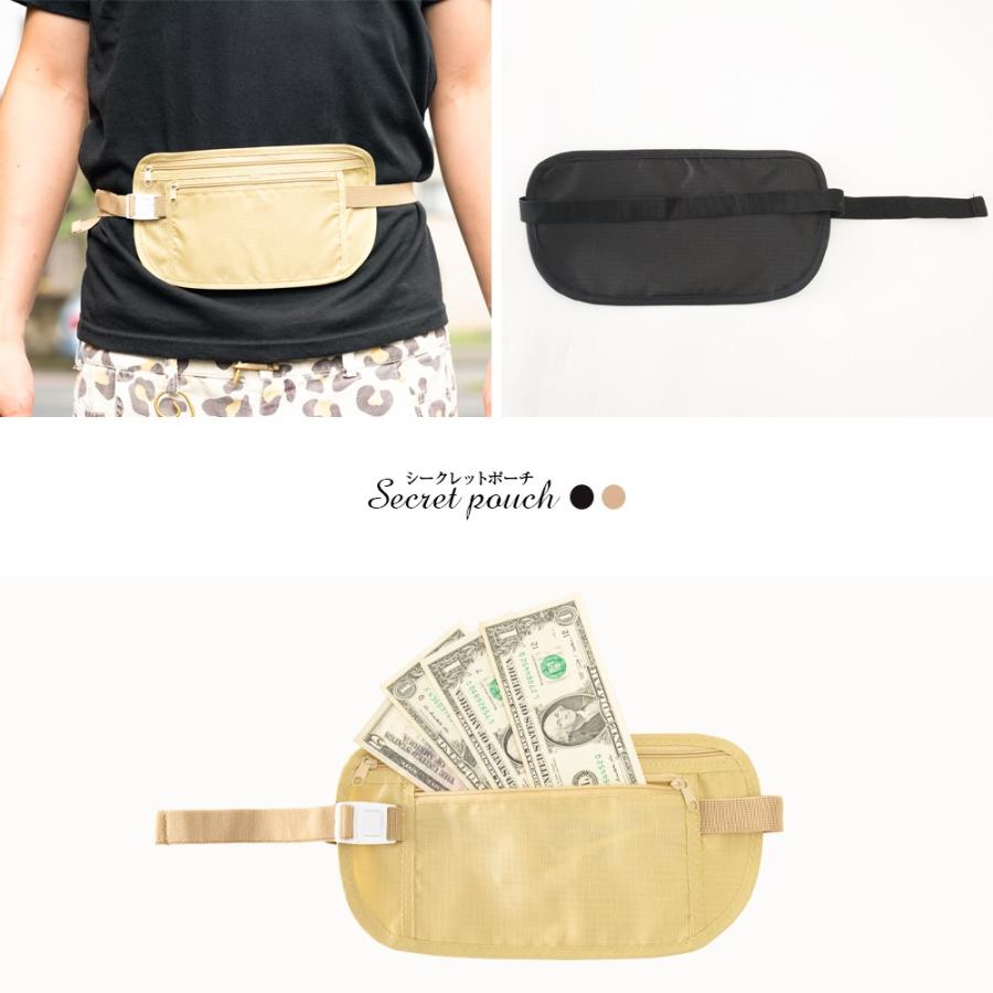 ZELDNER（ゼルドナー） シークレットポーチ ウエストポーチ トラベル