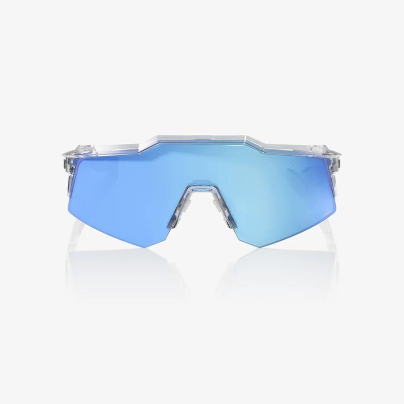 ワンハンドレッド100%サングラスspeedcraft blue topaz 100% ワンハンドレッド SPEEDCRAFT Polished Translucent Clear Blue