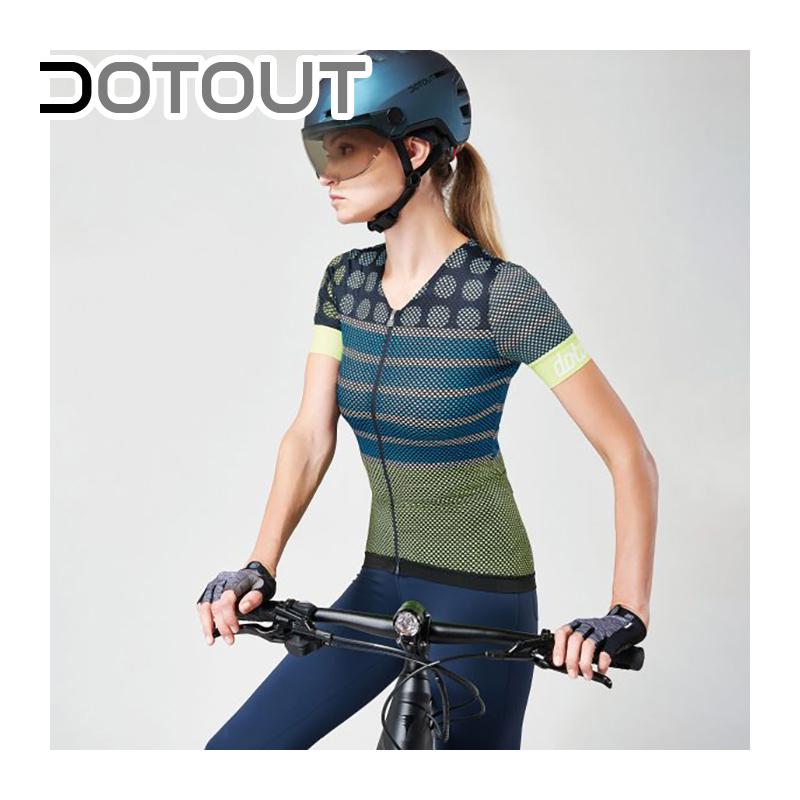 ウェア DOTOUT Fly W Jersey xs DOTOUT/ドットアウト Dots W ジャージー ターコイズ ジャージ