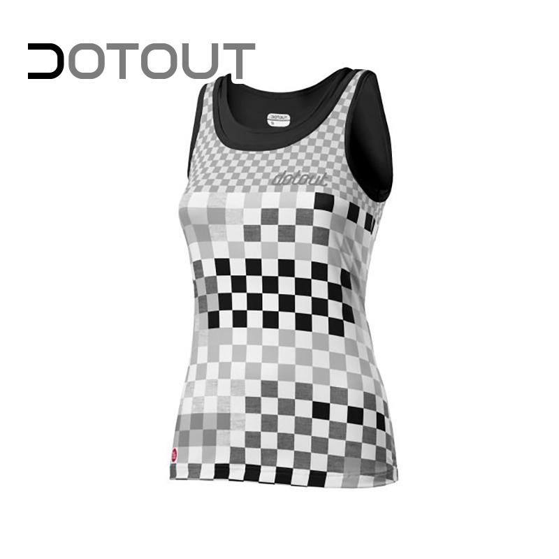 DOTOUT/ドットアウト ライブ W トップ ブラック-ホワイト アンダー