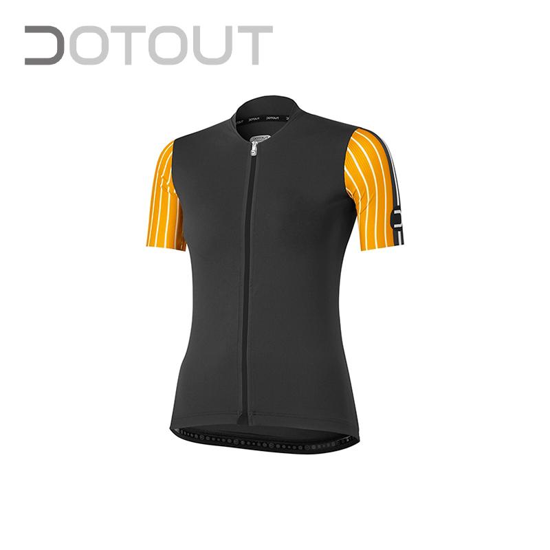DOTOUT/ドットアウト Stripe W Jersey 901 black-yellow ジャージ