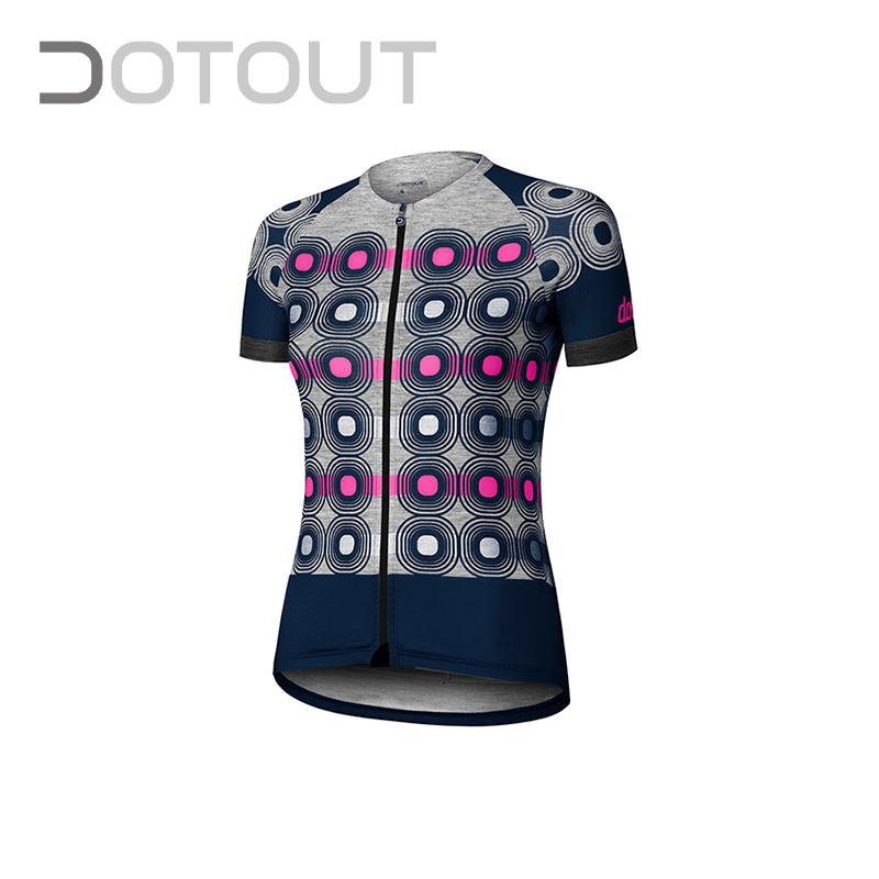DOTOUT/ドットアウト Flake W Jersey SS22 785 blue-dark grey