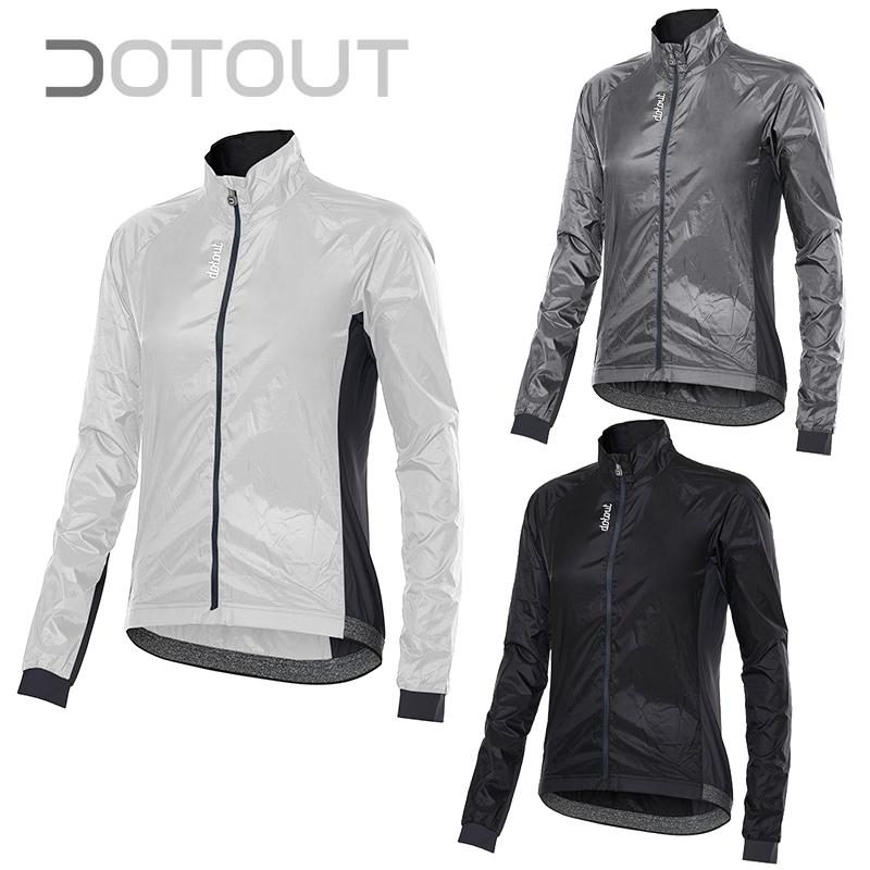 DOTOUT 長袖 サイクルジャケット 黒 L 薄手 レディース他３点セット DOTOUT/ドットアウト Breeze W Jacket ブリーズ・ジャケット
