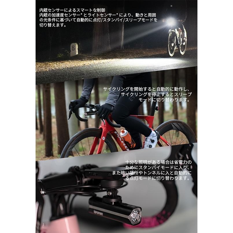 iGPSPORT アイジーピースポーツ VS1200 M80付属 フロントライト