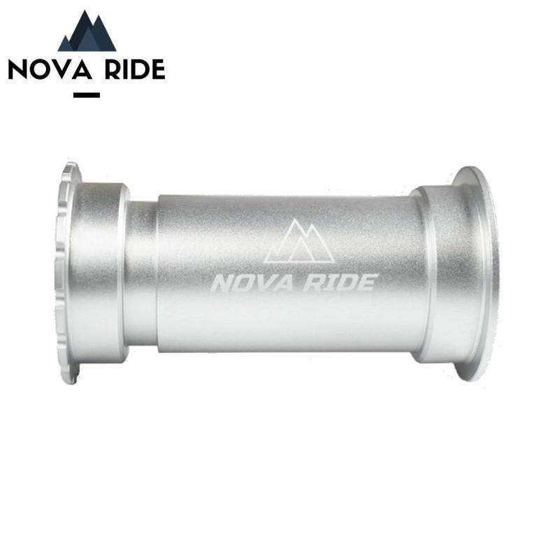 パーツ Nova ride BB86 SHIMANO 24mm NOVA RIDE ノヴァライド BB86 SHIMANO 24mm SILVER BB : サイクル