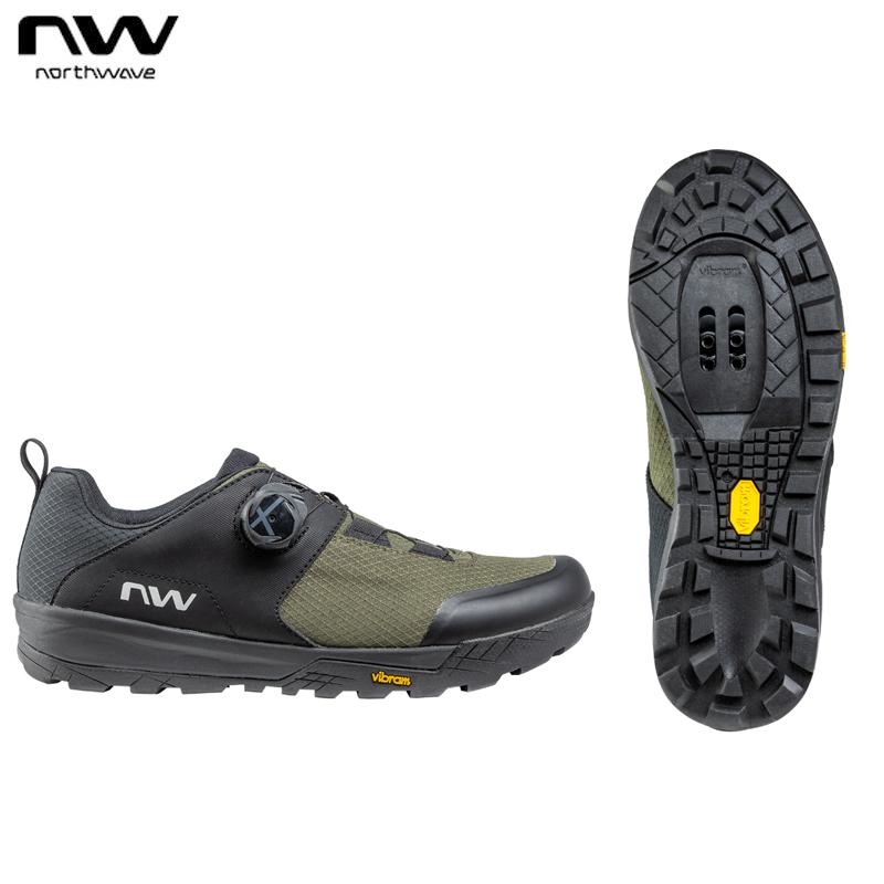Northwave ノースウェーブ ROCKIT PLUS GREEN FOREST/BLACK : サイクル 