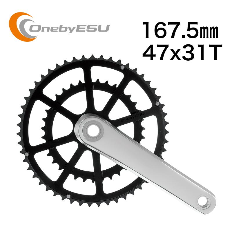 OnebyESU ワンバイエス ジェイ・クランクセット 47/31 167.5 クランク 