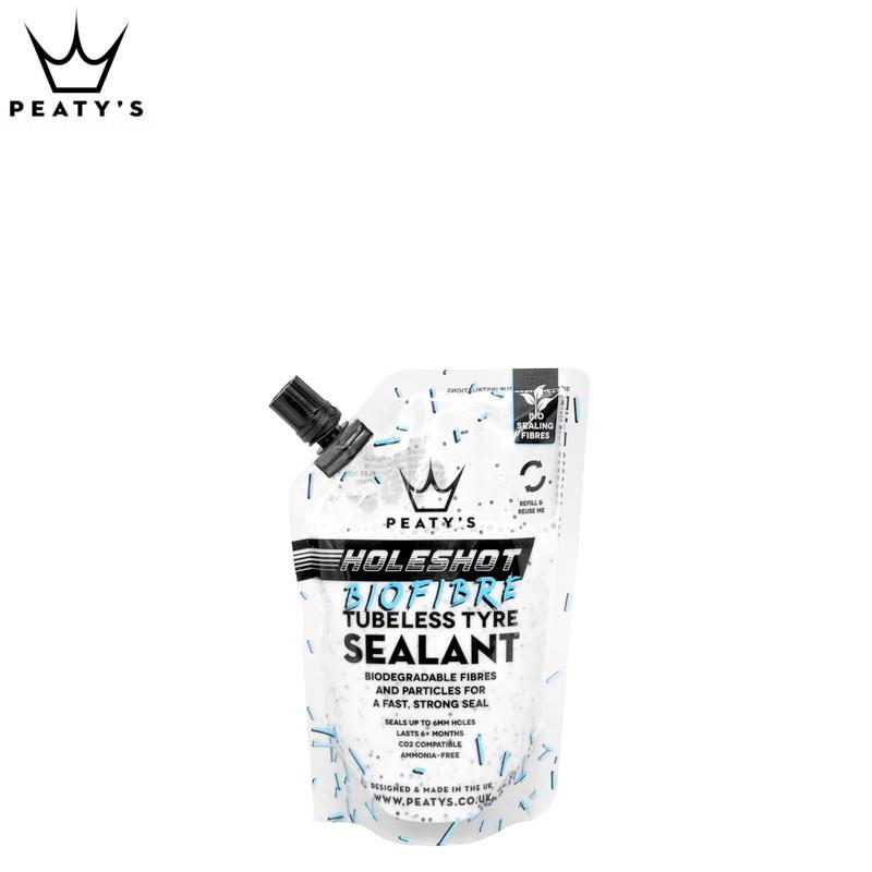 Peaty's Tubelessvæske Holeshot Biofibre Tetningsmiddel 120Ml fra PEATYS - Sport