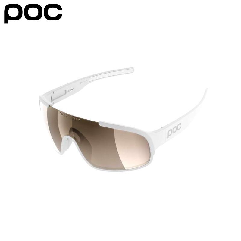POC ポック Crave クレイブ Hydrogen White/Brown Silver Mirror